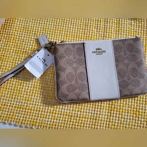 Coach Signature Wristlet